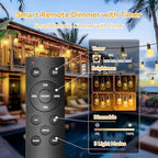 Outdoor String Lights Patio LED - Light Outside Waterproof S14 Porch Lighting Edison Plastic Bulb Pergola Hanging Balcony Connectable Backyard Yard Gazebo Party Garden Bistro 60M 200FT - Image 3