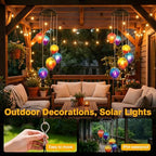 2 Pack Hot Air Balloon Solar Lantern, Outdoor Hanging Garden Decor - Image 4