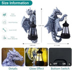 Goodeco Dragon Tree Hugger with Solar Lantern Garden Statue 2-Pack - Image 2