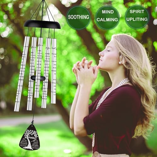 Sympathy Memorial Wind Chimes Bereavement Memorial Gifts for Loss of Grandma Sympathy Memorial Gifts for Loss of Loved One in Memory of Grandma - Image 2