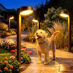 VOLISUN Solar Pathway Lights Outdoor, 12 Pack Solar Powered Garden Lights Waterproof, Decor Landscape Lighting for Yard, Lawn, Walkway, Driveway, Brown by VOLISUN