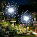 HPUFKOT Solar Garden Lights Outdoor,Waterproof Garden, 2PC 200 LED Twinkling Firework Lights Decorative with 8 Modes,Decor for Yard Patio Pathway Lawn for Yard Outside Fairy Decorative by HPUFKOT