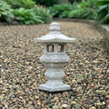OLOMA Concrete Japanese Pagoda Garden Statue Asian Stone Lantern Sculpture Outdoor Handcrafted Decor Zen Patio Yard Landscape Meditation Accent by OLOMA