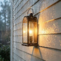 Outdoor Wall Lights Rustic Porch Light Bronze Exterior Lighting Fixture by LPRZSG