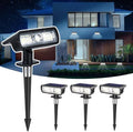 Toodour Solar Spot Light Outdoor, 4 Pack Solar Lights Outdoor with 2 Modes by Toodour