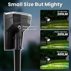 SOLPEX Solar Spot Lights Outdoor Waterproof 10 Pack Warm White - Image 3