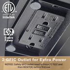 Porch Lights with GFCI Outlet with Remote - Image 4