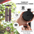 Personalized Guitar Memorial Wind Chimes for Loss of Loved One - Image 5