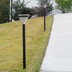 Gama Sonic Luxor Solar Pathway Light, Black Aluminum, 50 Lumen LED Landscape Solar Path Lamp - 2 Pack (146iP250080) - Image 3