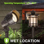hykolity Low Voltage LED Landscape Kits, 12V-15V Pathway Flood Light Kits - Image 6