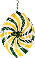 SWEN Products North Dakota State University NDSU Bison Swirly Metal Wind Spinner (Multi) by SWENProducts