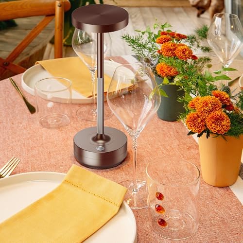 LED Cordless Table Lamp Rechargeable,Battery Powered Outdoor Table Light - Image 5
