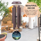 Personalized Listen to the Wind Memorial Wind Chimes - Image 6