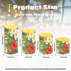 Flameless Candles with Remote Tropical Floral Leaves Battery Operated Candles with Timer Pack of 4 LED Pillar Tea Lights for Coastal Home Hotel Restaurant Decorations - Image 6