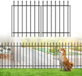 Decorative Metal Garden Fence 30" x 16', Outdoor Fence Border with Stakes by FOREHOGARGARDEN%EF%BC%86HOME