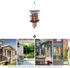 Generic Creative Copper Wind Chimes with Red Copper Bells, Multi-Tube Design for Patio and Interior Space Decoration, Vintage Style Garden Pendant and Balcony Ornament - Image 3