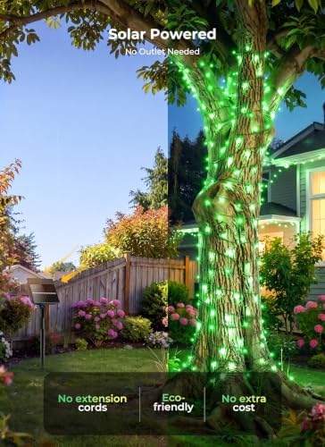 Minetom 4 Pack Solar-Christmas-Lights-Outdoor, Total 157FT, 400 LEDs - Image 3