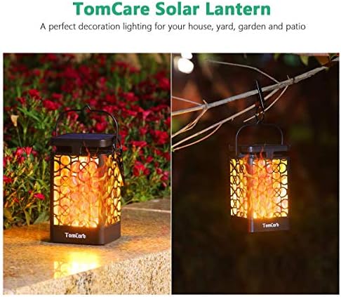 TomCare Solar Flickering Flame Torch Lights for Garden Patio Yard - Image 6