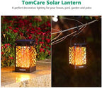 TomCare Solar Flickering Flame Torch Lights for Garden Patio Yard - Image 6
