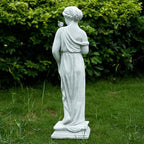 Outdoor Nymph Statues, 32Inch Garden Goddess Sculptures, Greek Mythology Roman Decor, Large Statues for Patio Yard Lawn Porch, Grey (Nymph-Grey) - Image 5