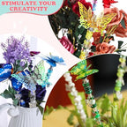 380Pcs Beaded Garden Stake,Butterfly Fairy Wand Decorative Stakes - Image 5