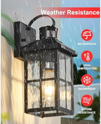 Motion Sensor Porch Light Dusk to Dawn Outdoor Wall Light - Image 4