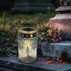 Poceacles 6 Pack Cross Solar Candle Cemetery Lights - LED Garden Solar Pathway Lights Outdoor Waterproof with Dusk to Dawn Sensor, God Cross - Image 3