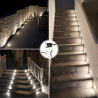 Natural White Recessed LED Deck Light, RNEHON 12V Low Voltage Step Lights with Protecting Shell, Φ1.18 Landscape Lights Outdoor for Garden,Yard Steps,Stair,Patio,Floor,Kitchen Decoration - Image 2