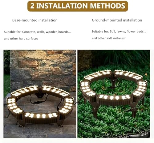 360° Tree Ring Light Outdoor, LED Landscape Spotlight - Image 6