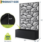 Garvee 71"x47"x16" Metal Planter Box with Trellis for Climbing Plants Vines - Image 6
