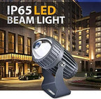Outdoor LED Beam Spotlight - 10W Long Range Narrow Wall Lamp, IP65 Waterproof Adjustable Projection Light, for Bridge Billboard Exterior Building Lighting,Cold White 10W(24V) - Image 4