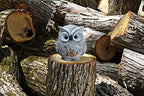 Roman 7.75" H Pebble Owl Statue Pudgy Pals, Garden Decor, Garden Gift - Image 2