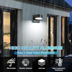Motion Sensor Outdoor Lights, Aluminum Outdoor Wall Sconce, LED Porch Lights, Exterior Lighting fixtures, Waterproof 3000K/4000K/5000K Front Porch Light for Garage Enterway - Image 5