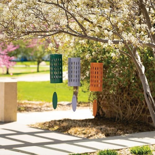 Woodstock Wind Chimes for Outside, Aloha Chime 28", Patina Green Windchime, Outdoor Patio and Garden Décor for Front Porch Decorative Wind Chime (ACPG) - Image 5