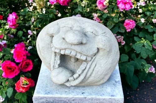 Happy face Figure Face Statue Outdoor or Indoor Decor Laughing face Sculpture - Image 4