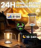 BITPOTT Solar Lights Outdoor, 4 Pack, 2 Color Modes, IP65 - Image 4