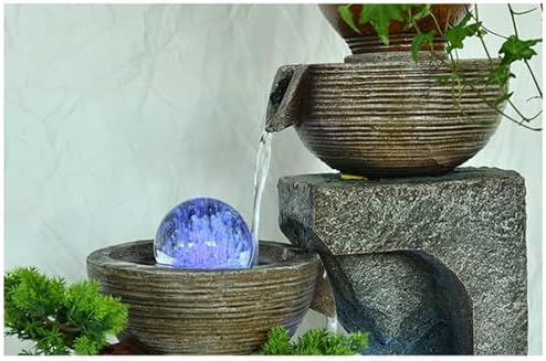 Cascading Rock Outdoor Water Fountain Water Fountain Decoration, Living Room Indoor Circulating Water Floor Decoration, Courtyard Balcony Landscape Rockery Fountain Landscape for a Calming in Outdoor - Image 3