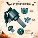 Retisee 12 Pcs Flying Ghost Bat Decorations Solar Outdoor Halloween Stakes - Image 7