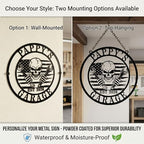 Personalized Garage Metal Sign - Custom Workshop Wall Decor for Dad, Grandpa - Vintage Man Cave Name Plate - Outdoor Metal Wall Art - Unique Birthday & Father's Gifts for Him, Papa - Image 2