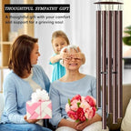 68” Large Wind Chimes for Outside Deep Tone, Bronze WindChimes for Women Mom Grandma, Memorial Sympathy Wind Chime for Loss of Loved One - Image 4