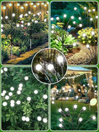 8 Pack Solar Garden Lights, 64 LED Firefly Lights Solar Outdoor Waterproof - Image 6