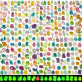 320Pcs Mini Resin Animals Bulk, 100+ Styles Tiny Animal Figurines, Glow in The Dark by Unknown