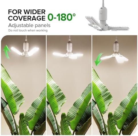 SANSI Hanging Grow Lights for Indoor Plants, Hanging Plant Light with Timer - Image 6