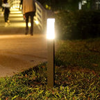 Outdoor Bollard Lights, Modern Square Pathway Lighting, Waterproof LED Landscape Area Light Fixture for Garden, Yard, Walkway, Driveway, Patio, Commercial & Residential 3000K - Image 2