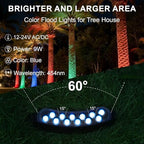 12V Hard Wired Low Voltage Flood Lights Outdoor for Christmas - Image 2