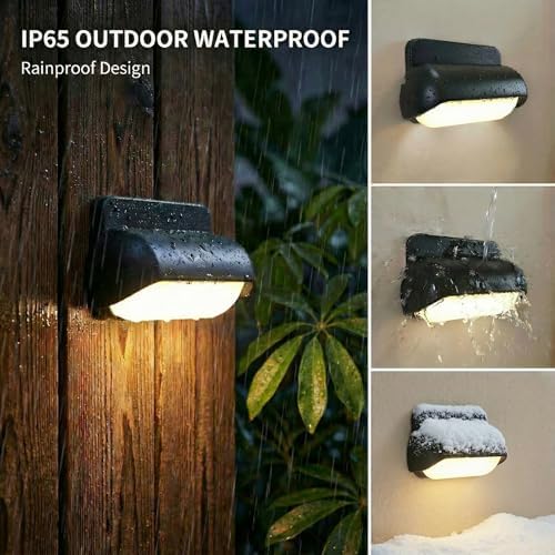 Modern LED Wall Sconce Waterproof Outdoor Porch Light 2 Pack - Image 5