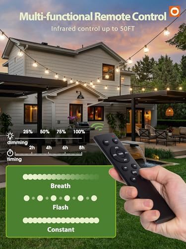 addlon 100FT Solar String Lights for Outside G50 Waterproof - Image 4