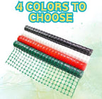 PotatoLife 4'x100' Plastic Mesh Fence for Garden with 100 Zip Ties, Black - Image 6