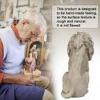 Garden Outdoor Statues Lion Statue – 20Inch Garden Decor Statue Antique Lion Stone with Long Hair Outdoor Indoor Figurine Gift Decoration for Home Décor Patio Yard 20 * 9.5 * 19.5 inch - Image 6