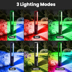 5W RGBW Landscape Pathway Lights with Connectors for Yard (4 Pack) - Image 5